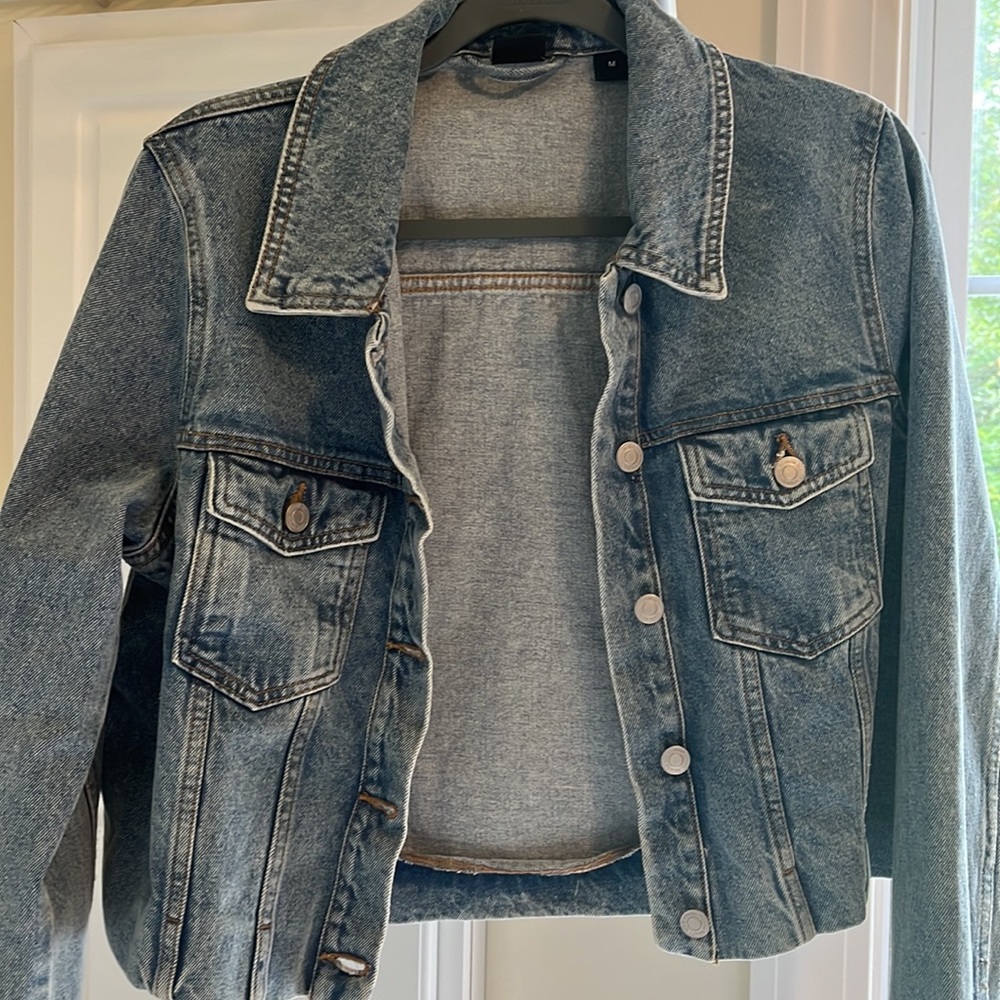 Vero mods crop denim jacket